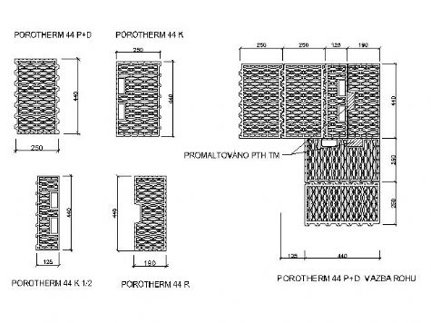 Porotherm 44 p+d